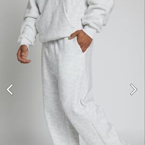 COMFRT White Leopard Print Sweatpants